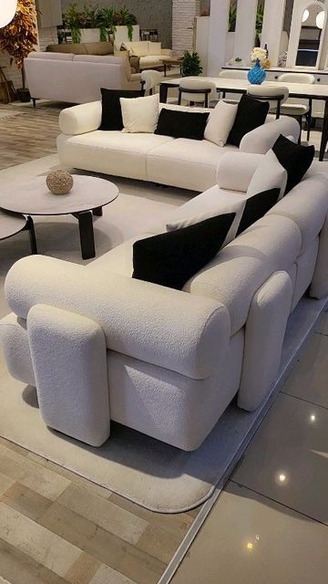 Sculptural White Lounge Chairs by IGC Construction Company Ltd