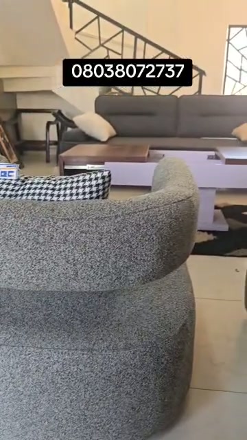 Custom grey sofa and lounge chair collection