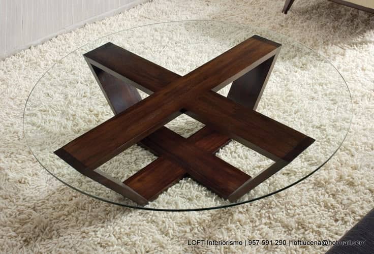 Round Glass Coffee Table by IGC Construction Company Ltd