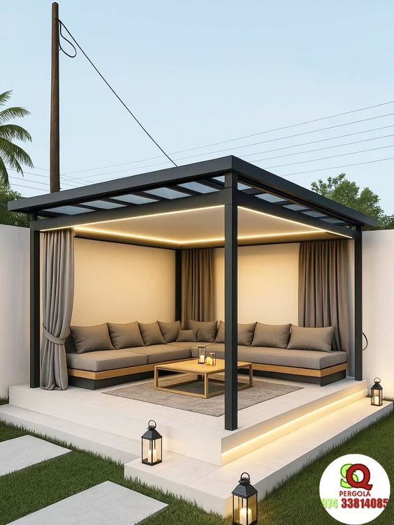 Contemporary Outdoor Pergola Concept by IGC Construction Company Ltd