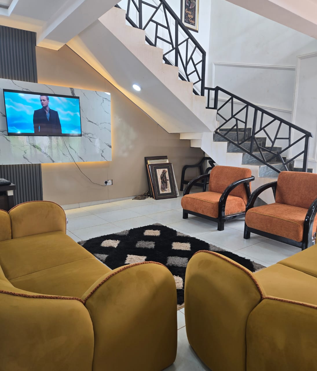 Mustard Lounge and Accent Chairs by IGC Construction Company Ltd
