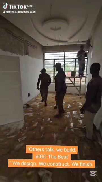 Luxury interior transformation in progress