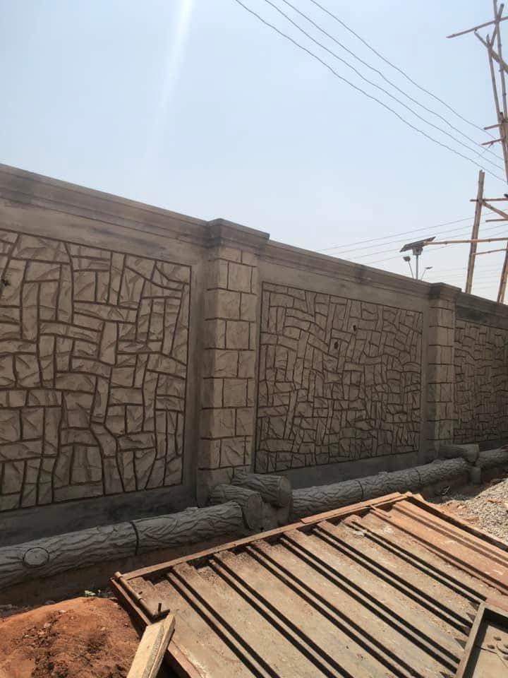 Completed perimeter fence and gate