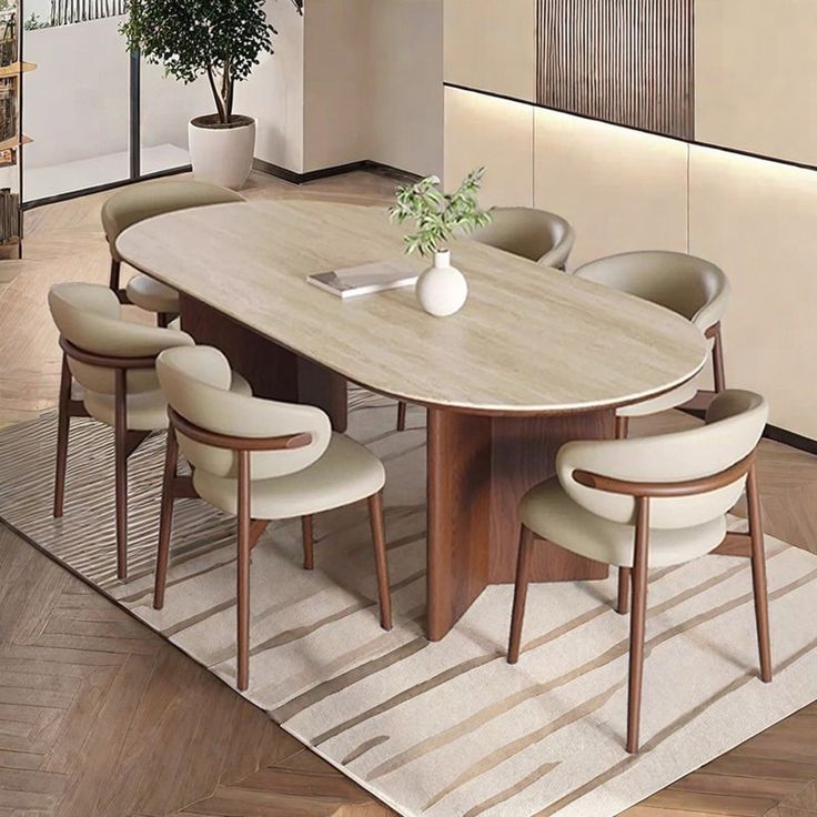 Contemporary Dining Table and Chairs by IGC Construction Company Ltd