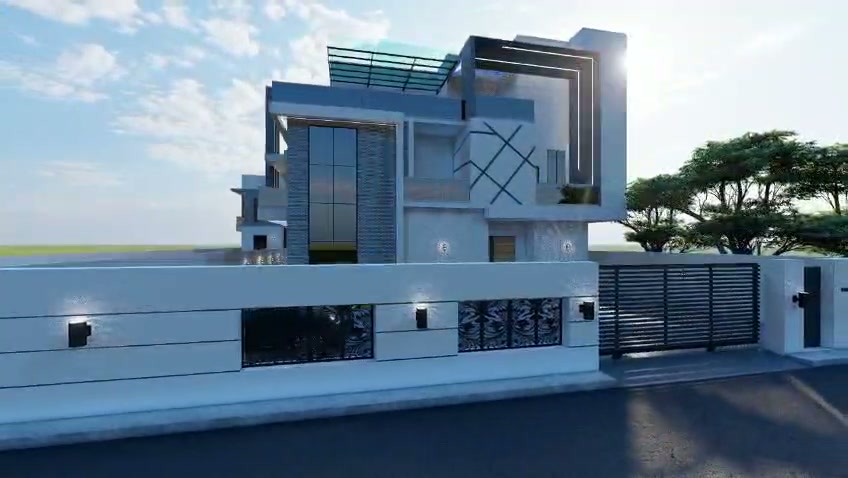IGC 3D & Animation 3 — luxury duplex exterior