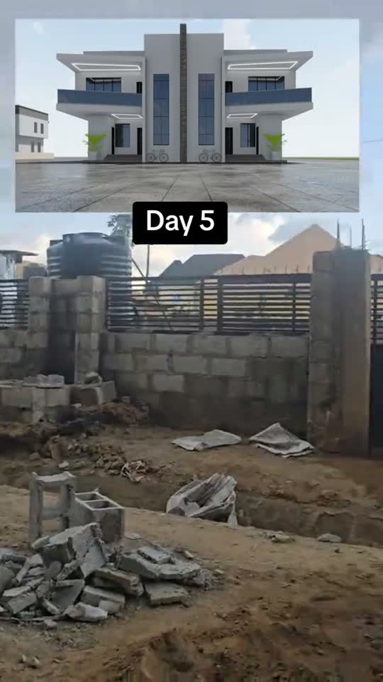 4-bedroom semi-detached duplex — Abuja, from design to build