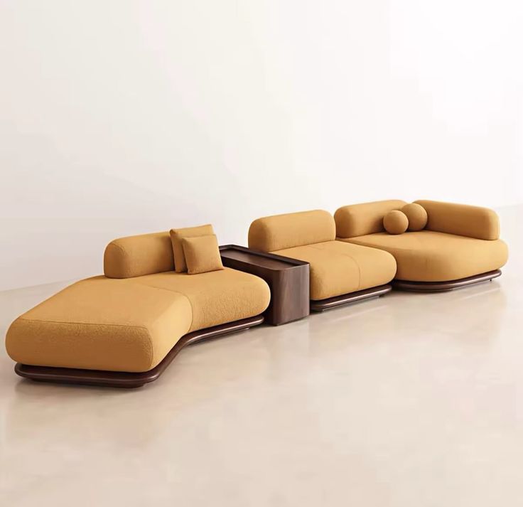 Curved Modular Chaise Collection by IGC Construction Company Ltd