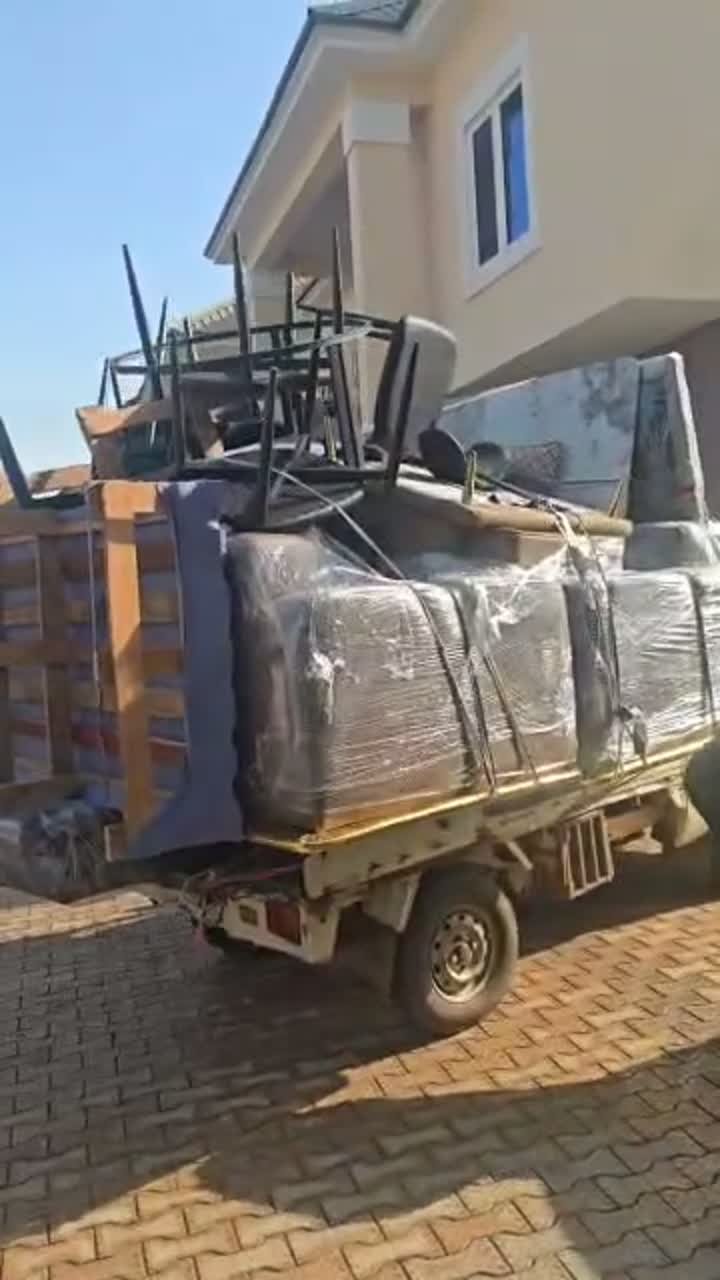 Furniture, ready for doorstep delivery