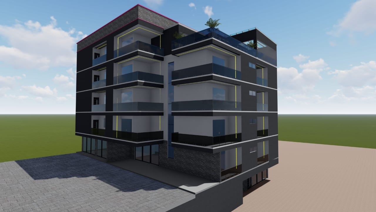 3D architectural design render — concept visualization II